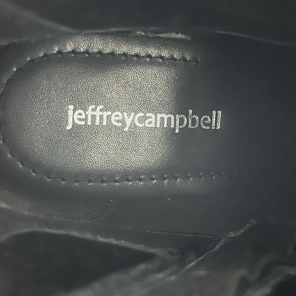 Jeffrey Campbell Edmone Leather Chelsea boots black 7.5 - Picture 11 of 13